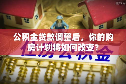 宿城公积金贷款调整后，你的购房计划将如何改变？