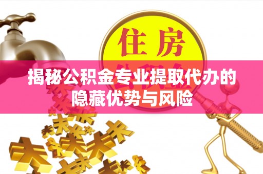 宿城揭秘公积金专业提取代办的隐藏优势与风险