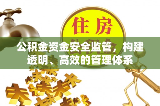 宿城公积金资金安全监管，构建透明、高效的管理体系