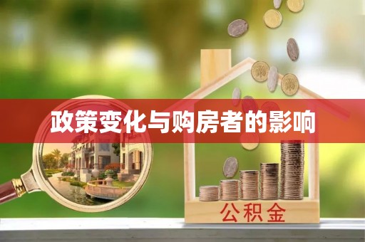 宿城政策变化与购房者的影响
